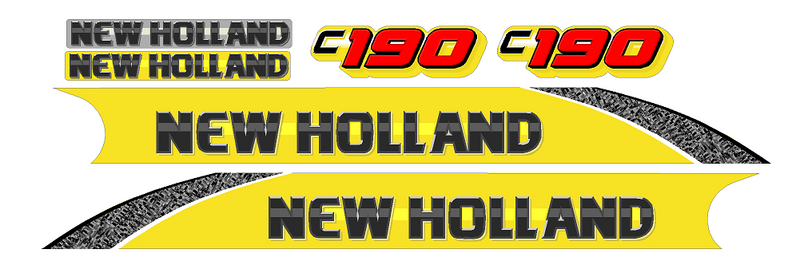 New Holland C190 Decal Set