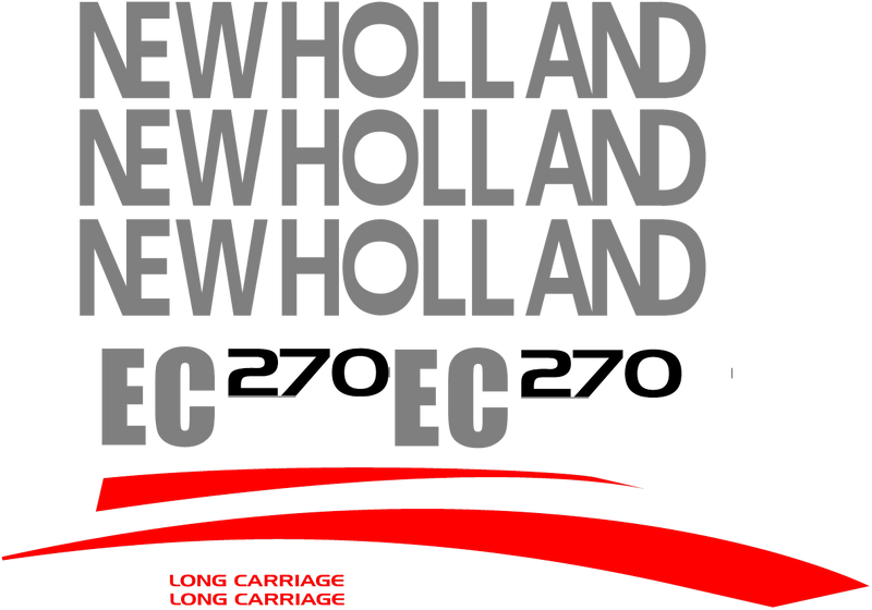 New Holland EC270 Decal Set