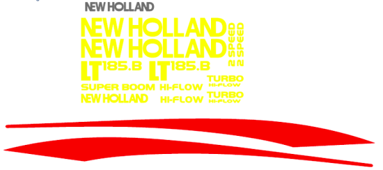New Holland LT185  Decal Set