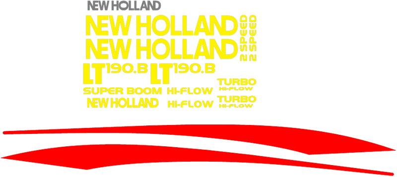 New Holland LT190B  Decal Set