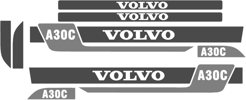 Volvo A30C Decal Set