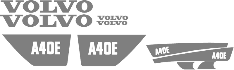 Volvo A40E Decal Set