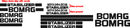 Bomag MPH364R Decal Set