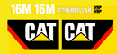 Caterpillar 16M Decal Set