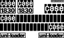 Case 1830 Decal Set