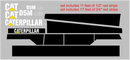 Caterpillar D5M LGP Decal Set