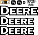 Deere 135D Decal Set
