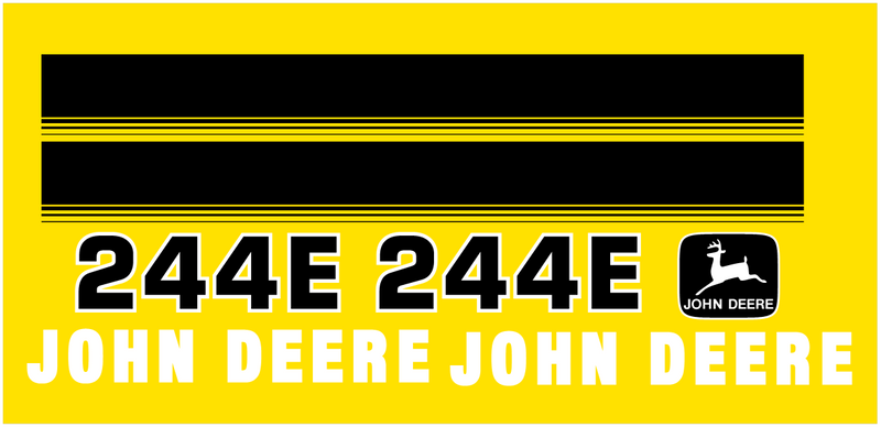 Deere 244E Decal Set