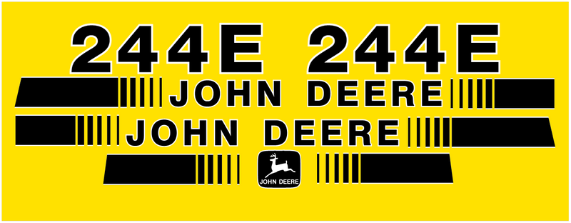 Deere 244E Decal Set