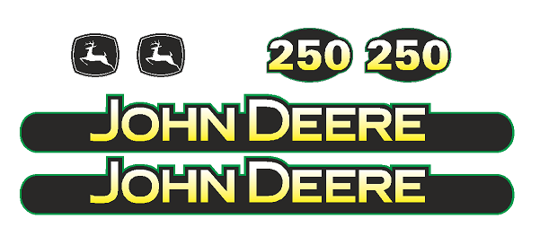 Deere 250 Decal Set