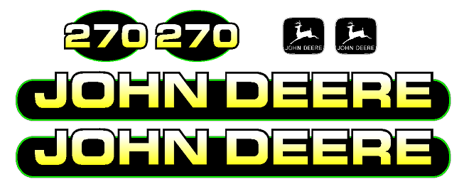 Deere 270 Decal Set