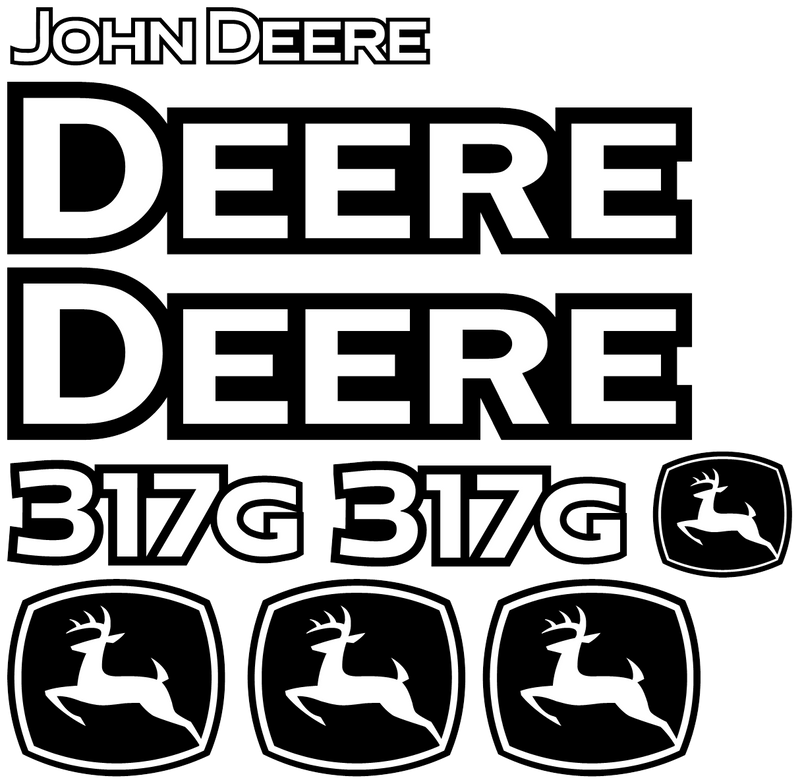 Deere 317G Decal Set