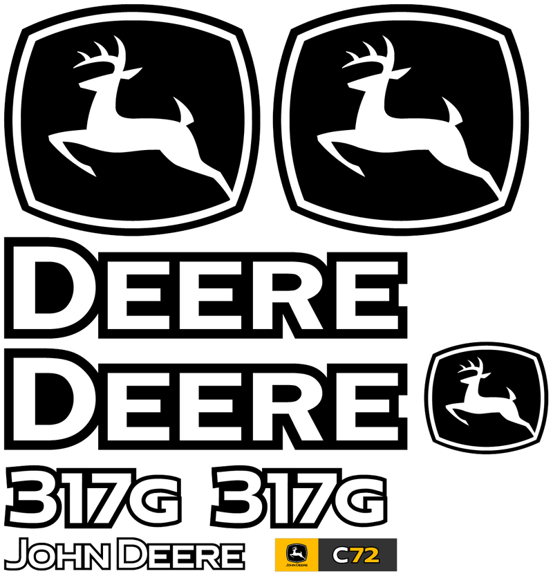 Deere 317G Decal Set