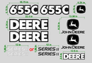 Deere 655C II Decal Set