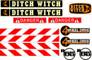 Ditch Witch R65  Decal Set