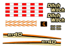 Ditch Witch RT40  Decal Set