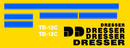 Dresser TD12C  Decal Set