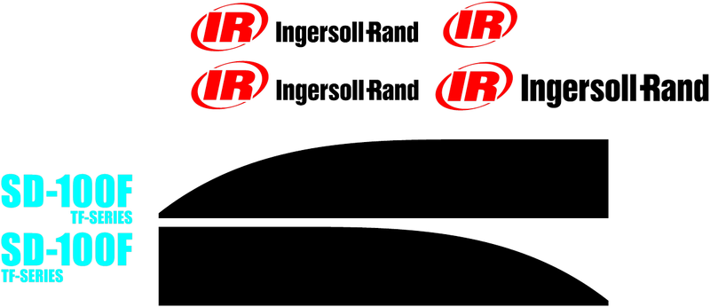 Ingersoll Rand SD100F Decal Set