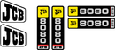 JCB 8080 ZTS Decal Set