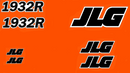 JLG 1932R Decal Set