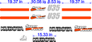 Kubota U35 Decal Set
