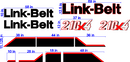 Linkbelt 210 X4 Decal Set