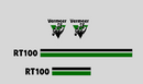 Vermeer RT100  Decal Set