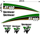 Vermeer RT100  Decal Set