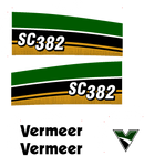 Vermeer SC382  Decal Set