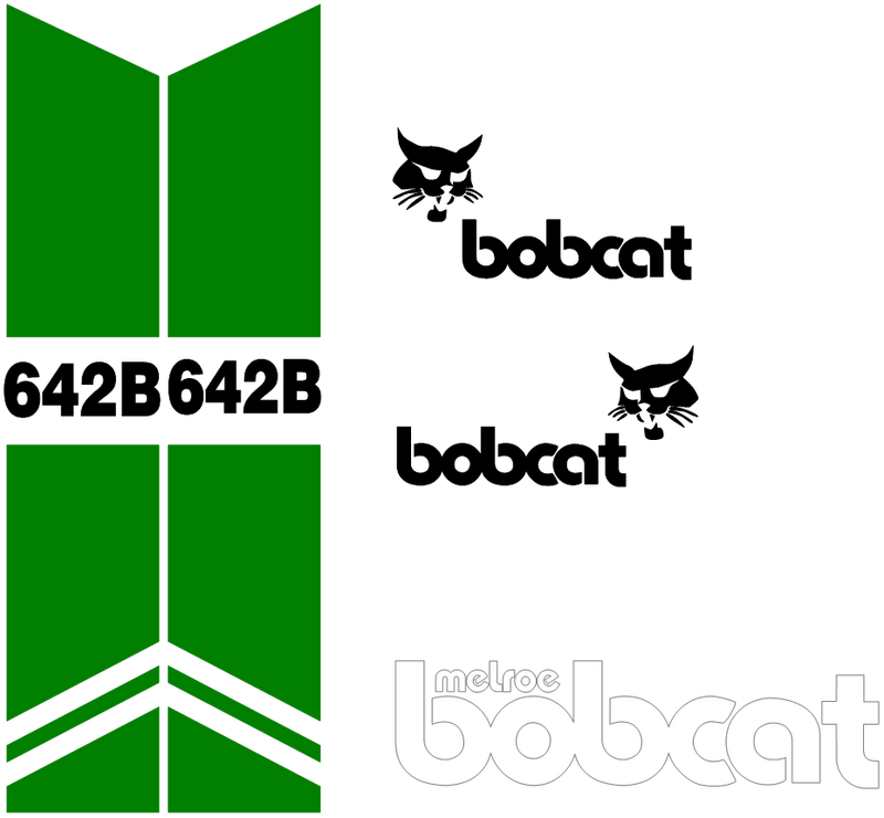 Bobcat 642B Decal Set