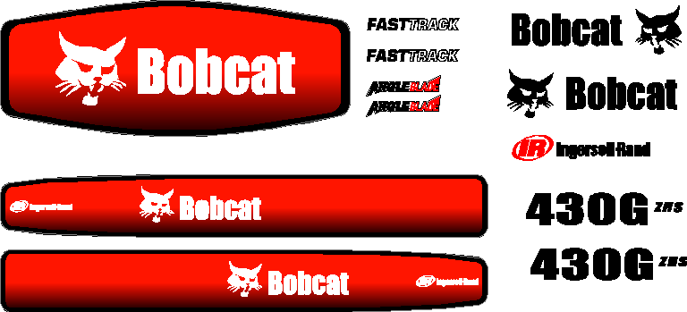 Bobcat 430ZHS Decal Set