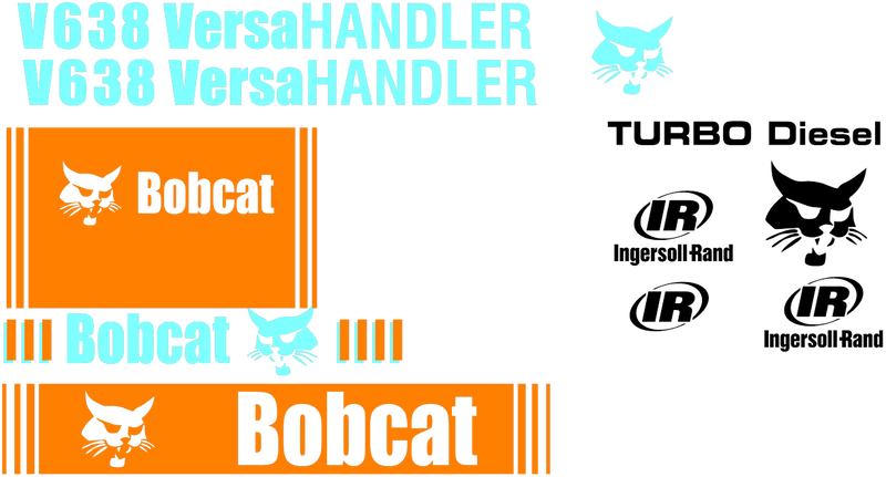 Bobcat V638  Decal Set