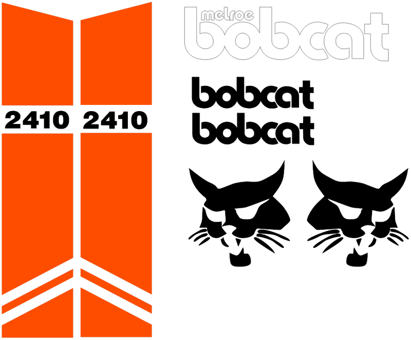 Bobcat 2410 Decal Set