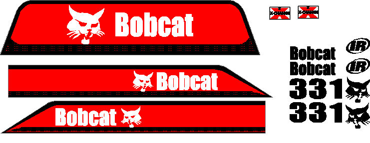 Bobcat 331D Decal Set