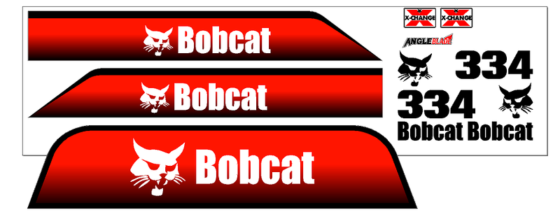 Bobcat 334G Decal Set