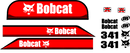 Bobcat 341D Decal Set
