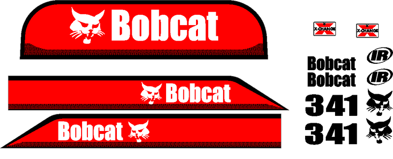 Bobcat 341D Decal Set