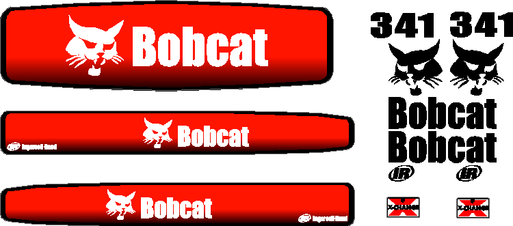 Bobcat 341G Decal Set