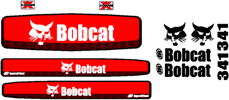 Bobcat 341 Decal Set