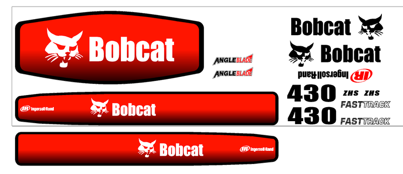 Bobcat 430G Decal Set
