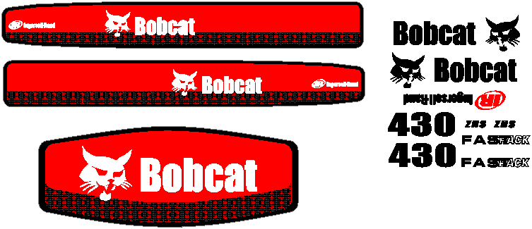 Bobcat 430 Decal Set