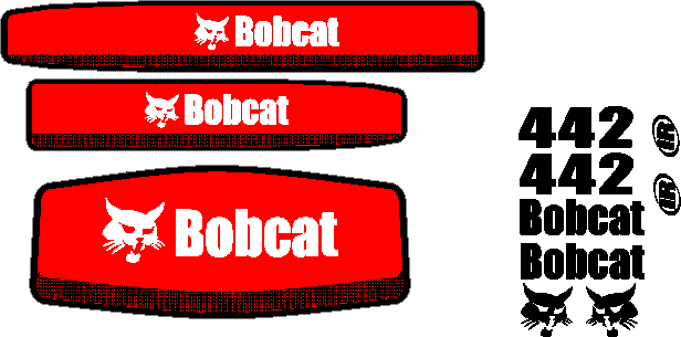 Bobcat 442 Decal Set