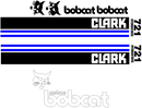 Bobcat 721 Decal Set