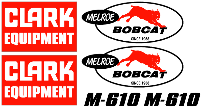 Bobcat 610 Decal Set