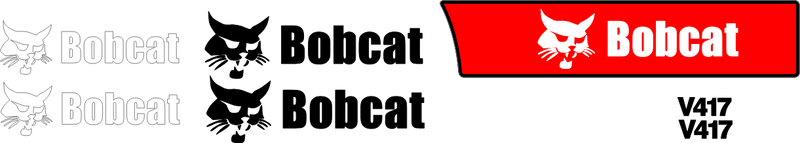Bobcat V417  Decal Set