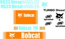 Bobcat V623 Decal Set