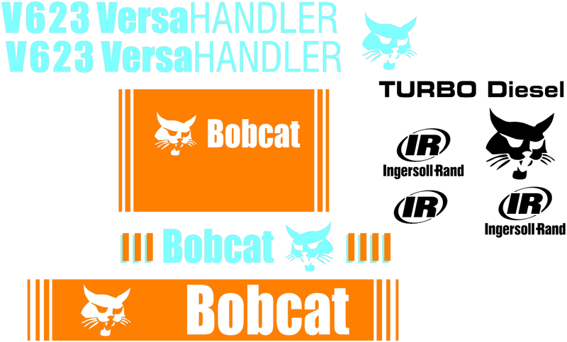 Bobcat V623 Decal Set