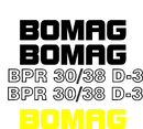 Bomag BPR30/38D Decal Set