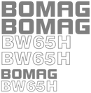 Bomag BW65H Decal Set