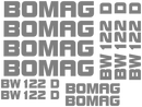 Bomag BW122D Decal Set